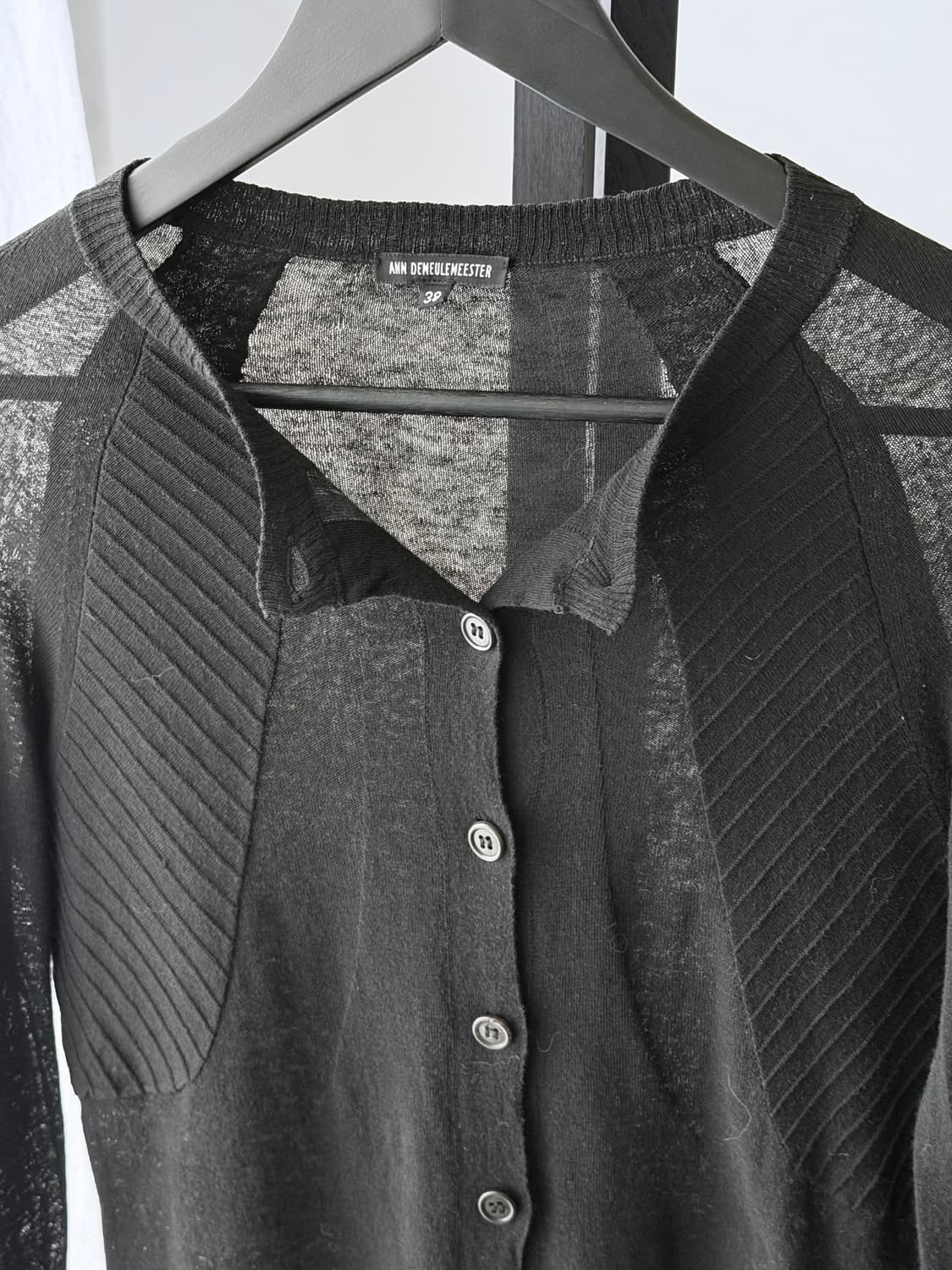 ann demeulemeester linen cardigan 상품이미지3