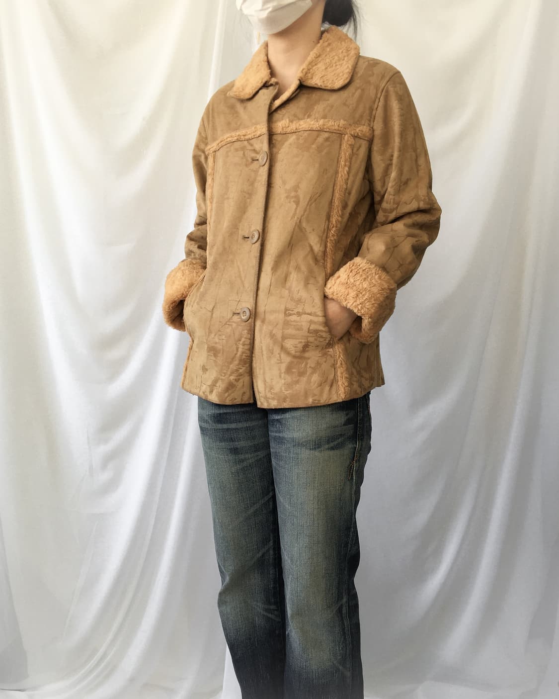 Fake fur grunge pattern mustang 상품이미지6