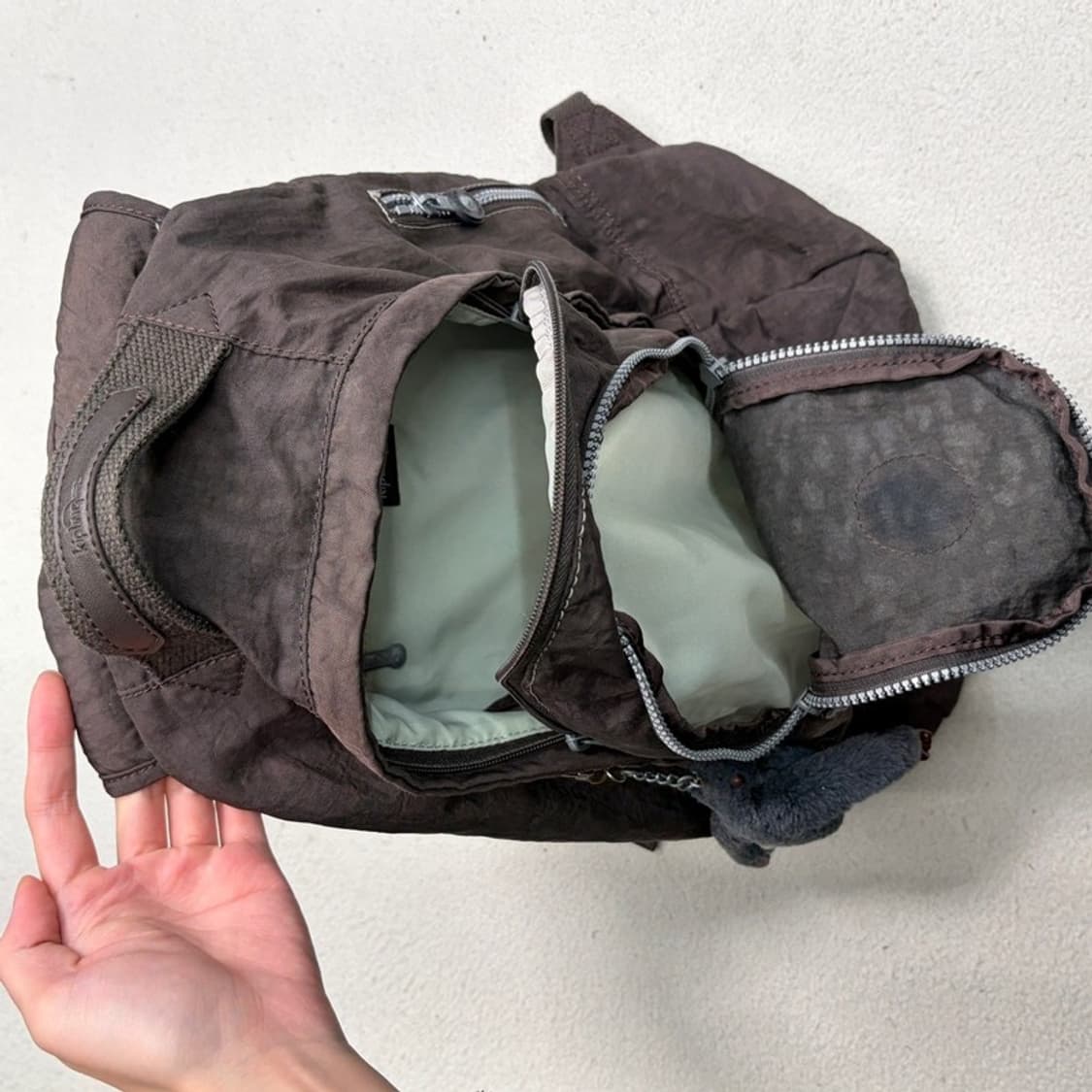 KIPLING 브라운 백팩 상품이미지7