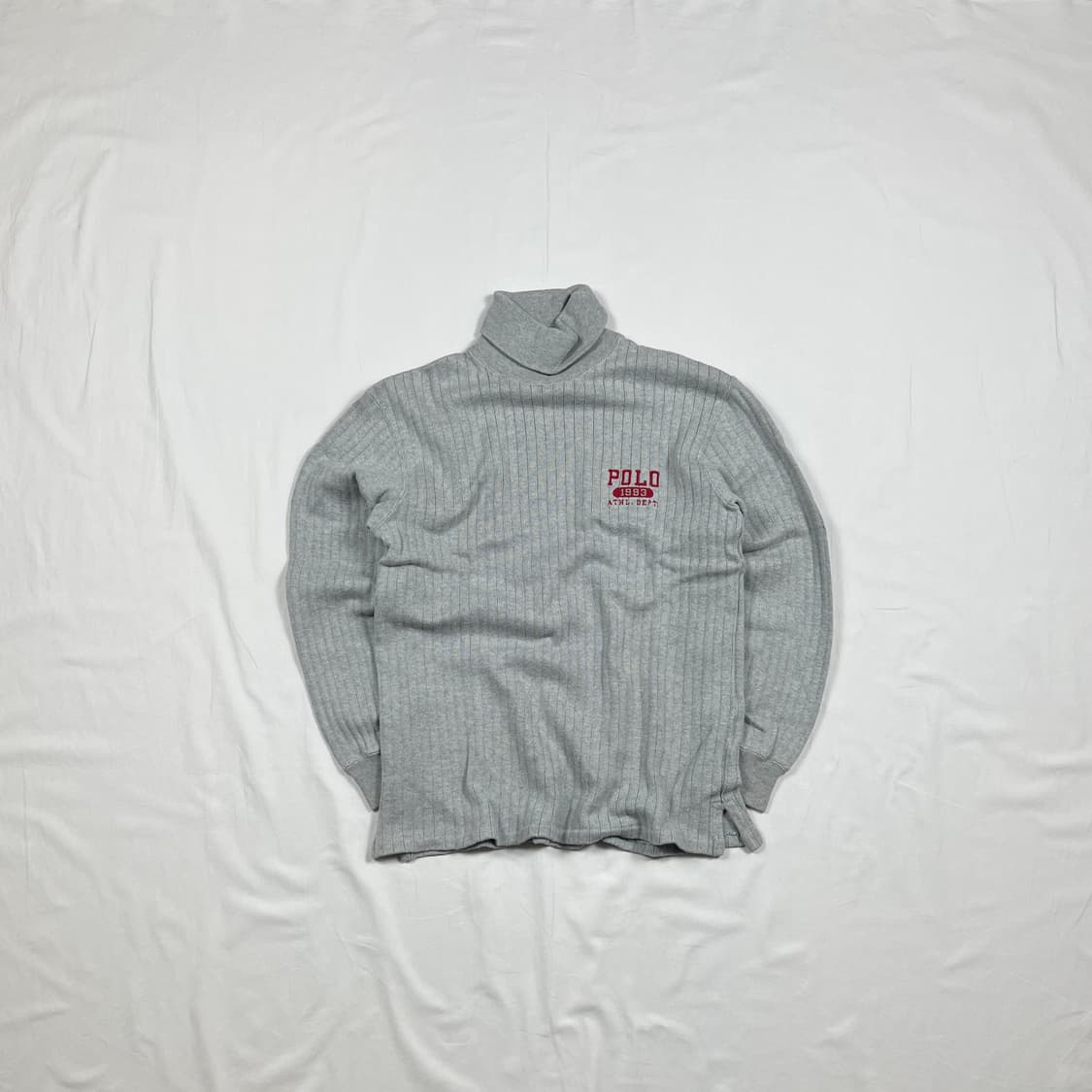 90‘s 폴로랄프로렌 polo1993 스펠아웃 목폴라 티 상품이미지1