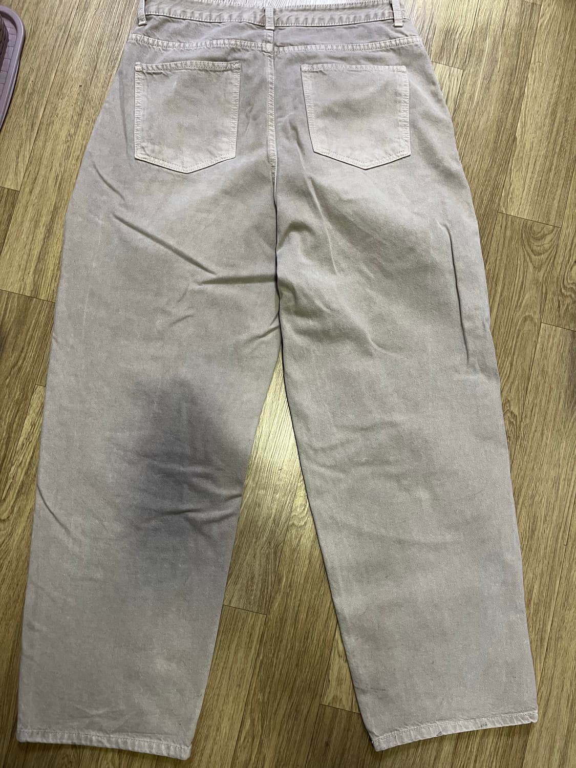 인템포무드 캣브러시 와이드 데님 상품이미지2