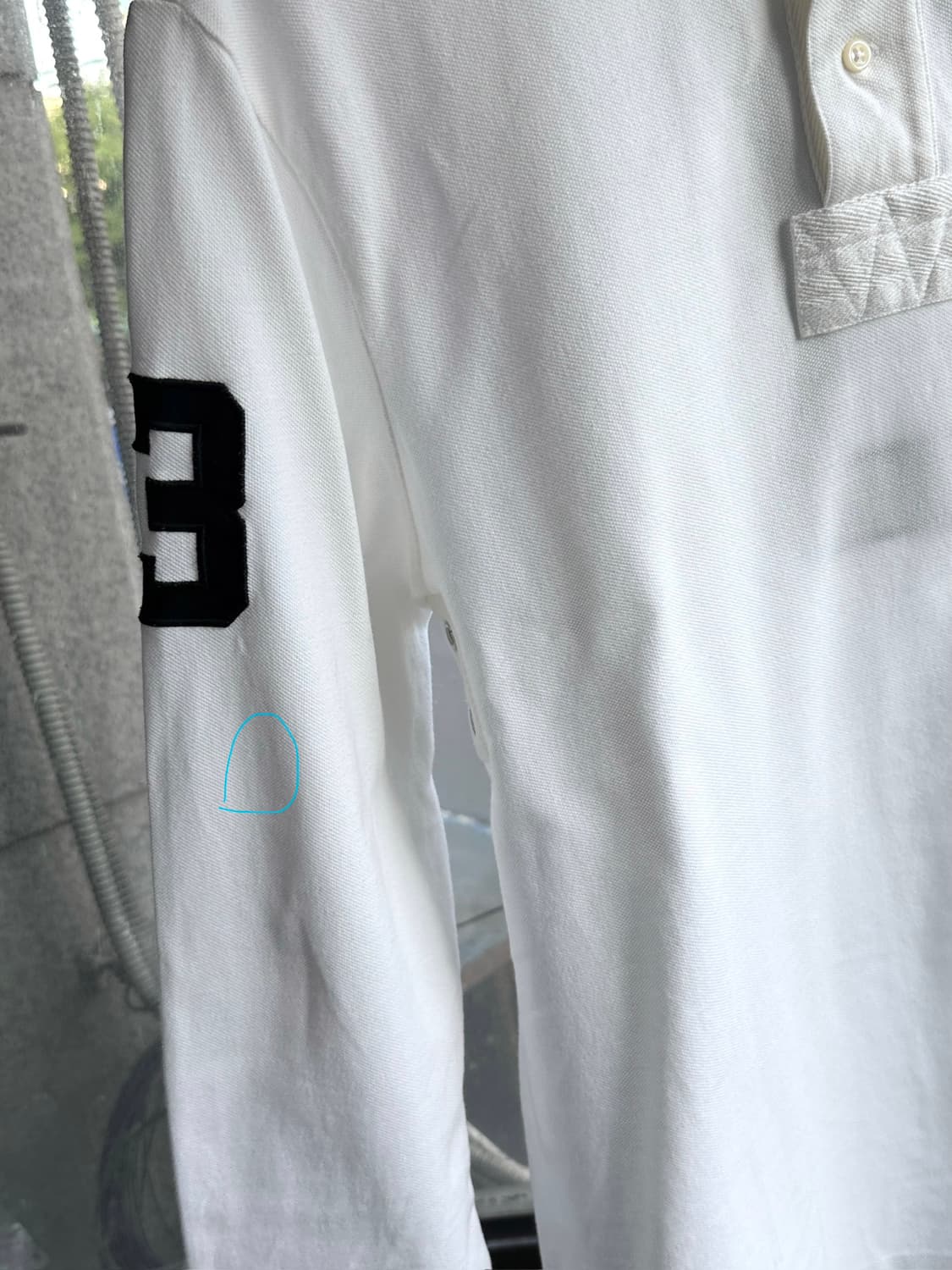 Polo 폴로 랄프로렌 치프키프 빅포니 화이트 긴팔티셔츠 XL 상품이미지8
