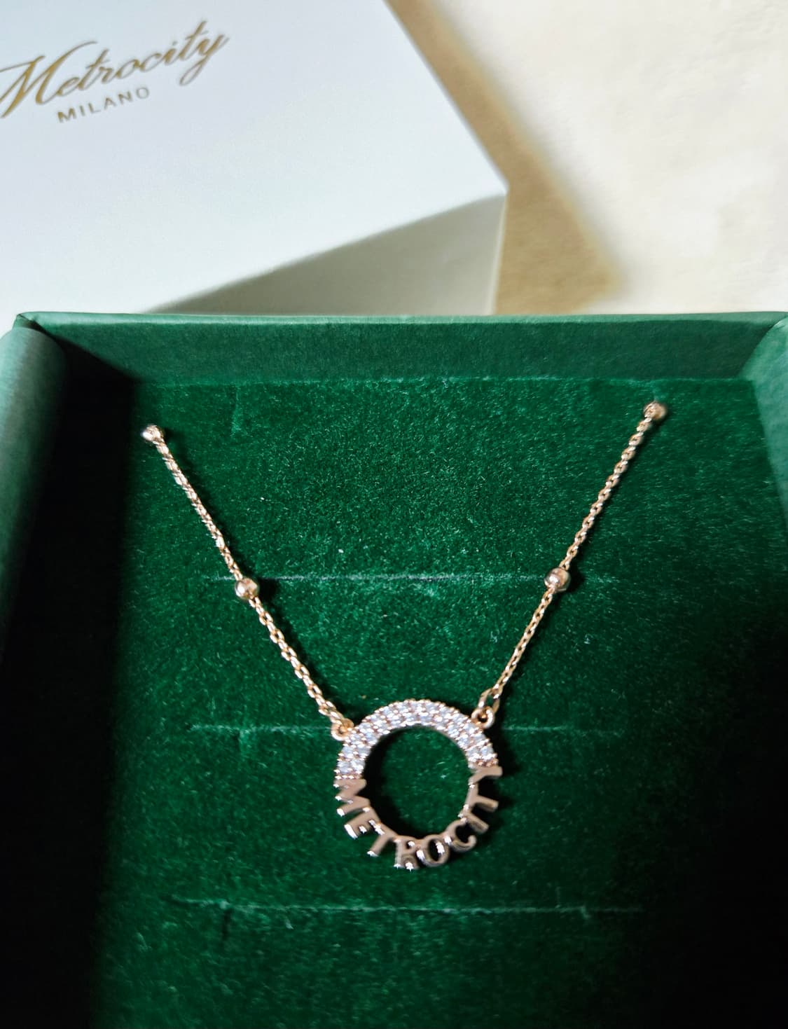 메트로시티 로즈골드 목걸이  상품이미지3