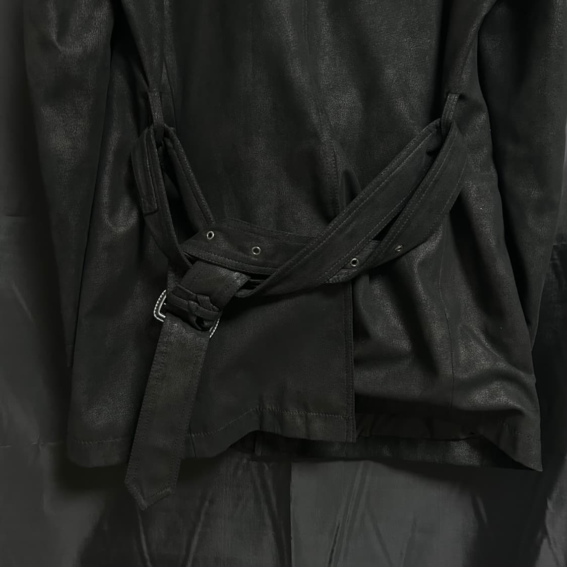 VINO 스웨이드 하이넥 코트 상품이미지10