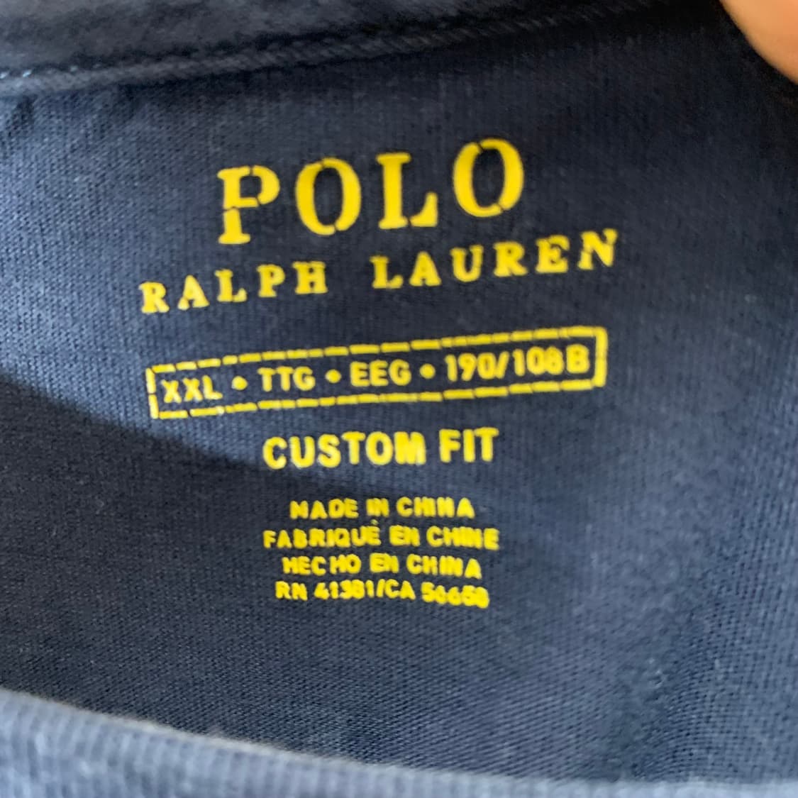 폴로 네이비 롱슬리브 상품이미지3