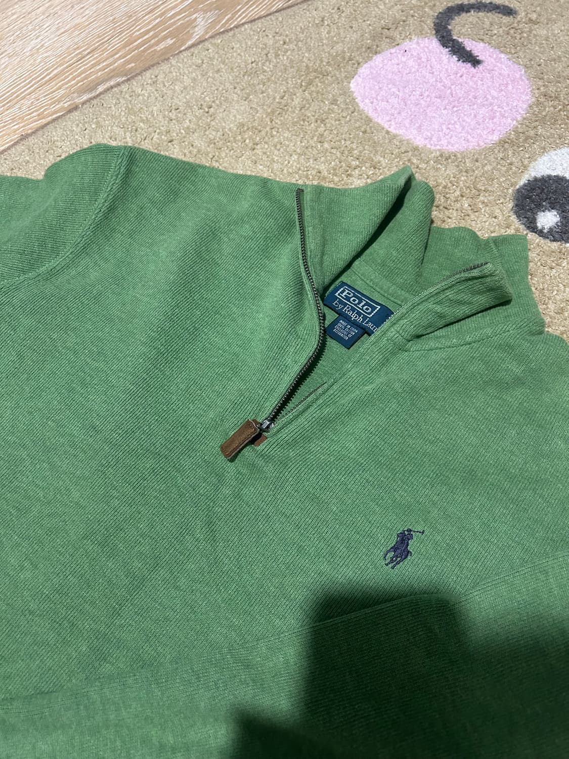 폴로 풀 오버 그린 상품이미지1