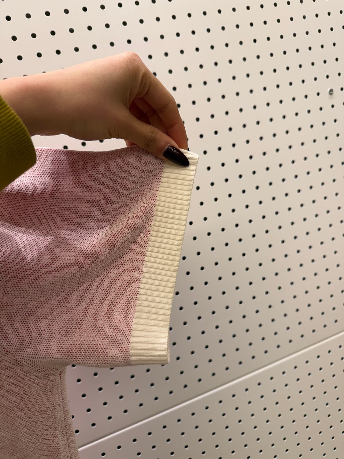 예스아이씨 니트 폴로 반팔 핑크 U1133 상품이미지4