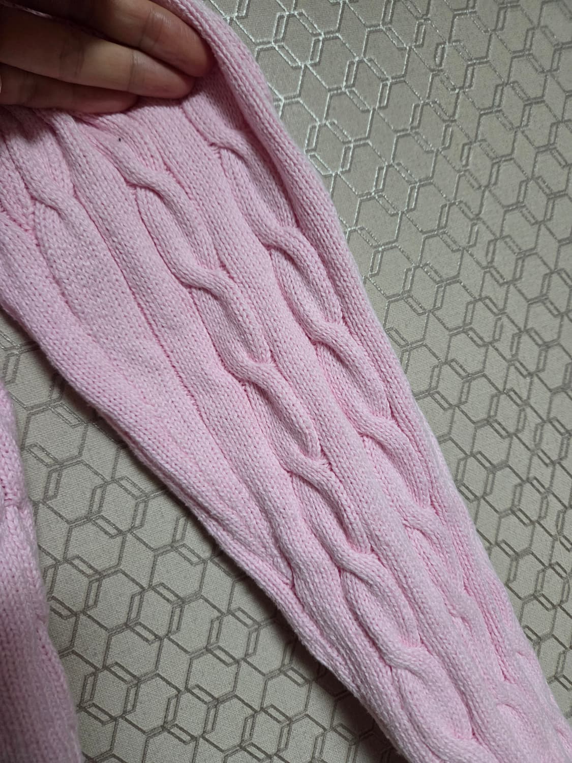 폴로 랄프로렌  남성 꽈배기 니트 L  상품이미지3