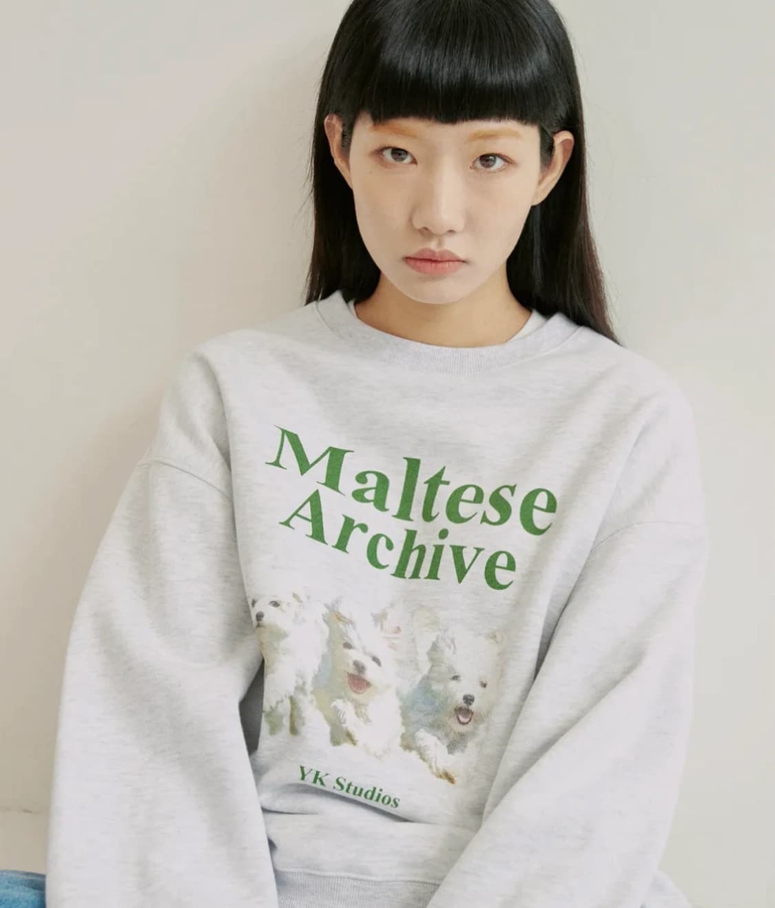 와이케이 말티즈 아카이브 맨투맨 상품이미지3