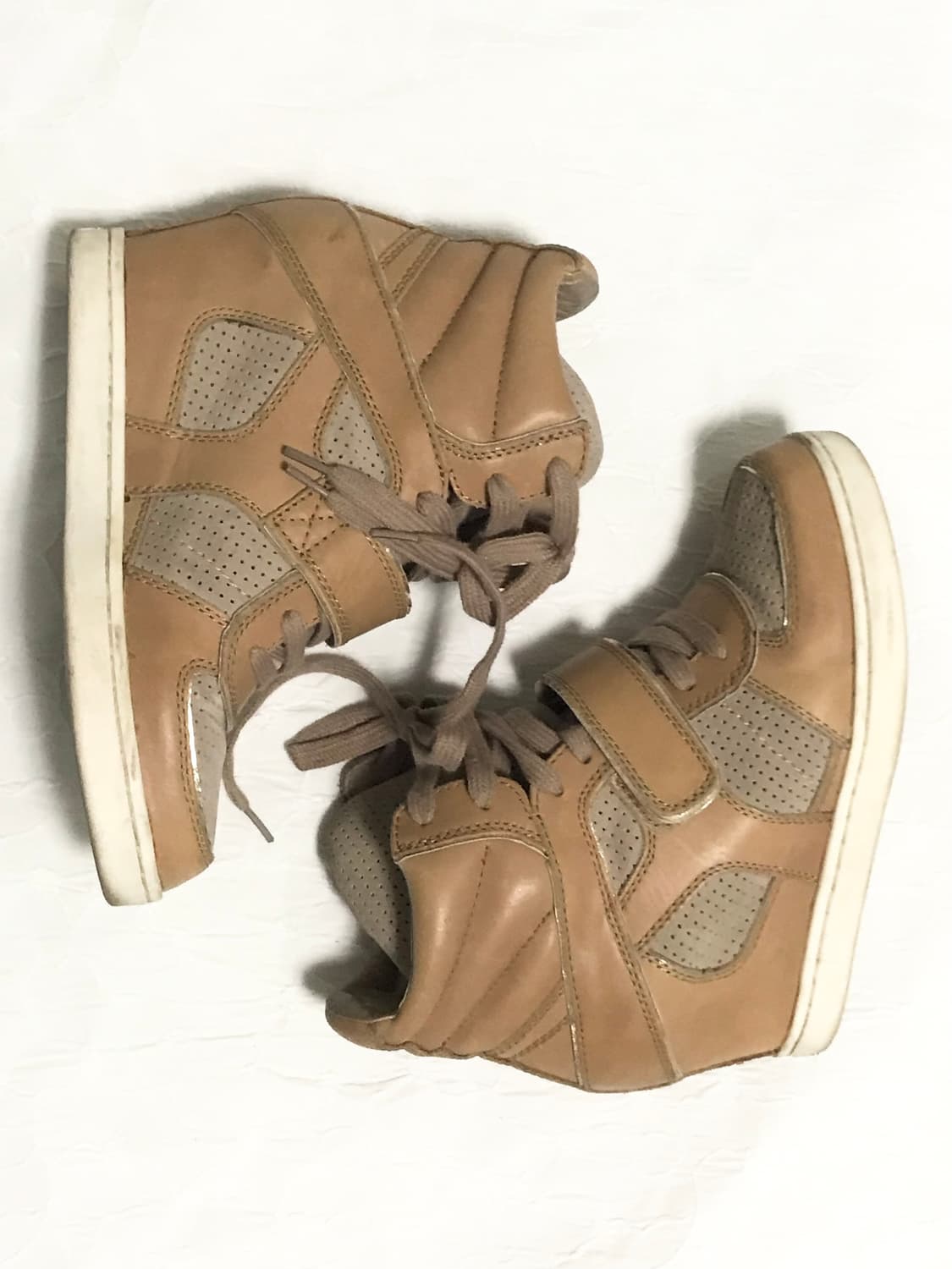 ❌sold❌ash 아쉬 하이탑 웨지힐 스니커즈 38 상품이미지6