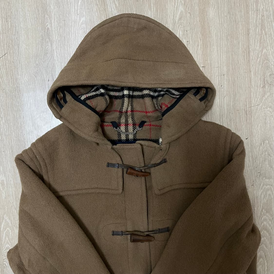 버버리 울 더플 베이지 떡볶이 코트 L(100) 상품이미지2