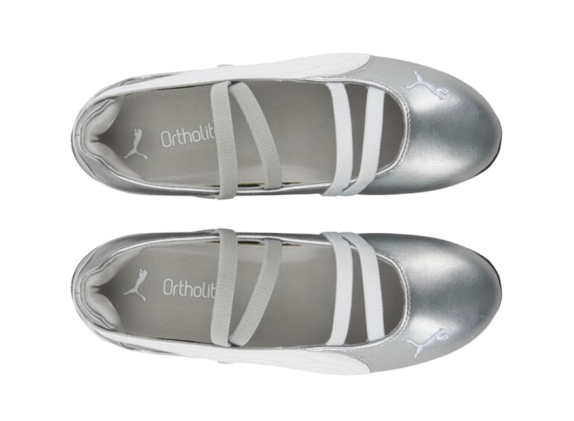 퓨마 스피드캣 발레 메탈릭 실버 상품이미지3