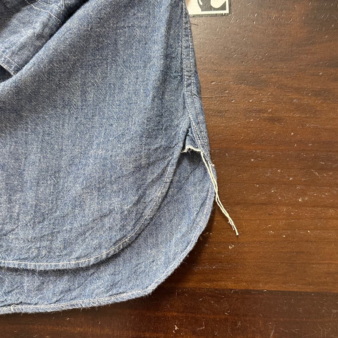 버즈릭슨 샴브레에 워크 셔츠 16-16 1/2 상품이미지6