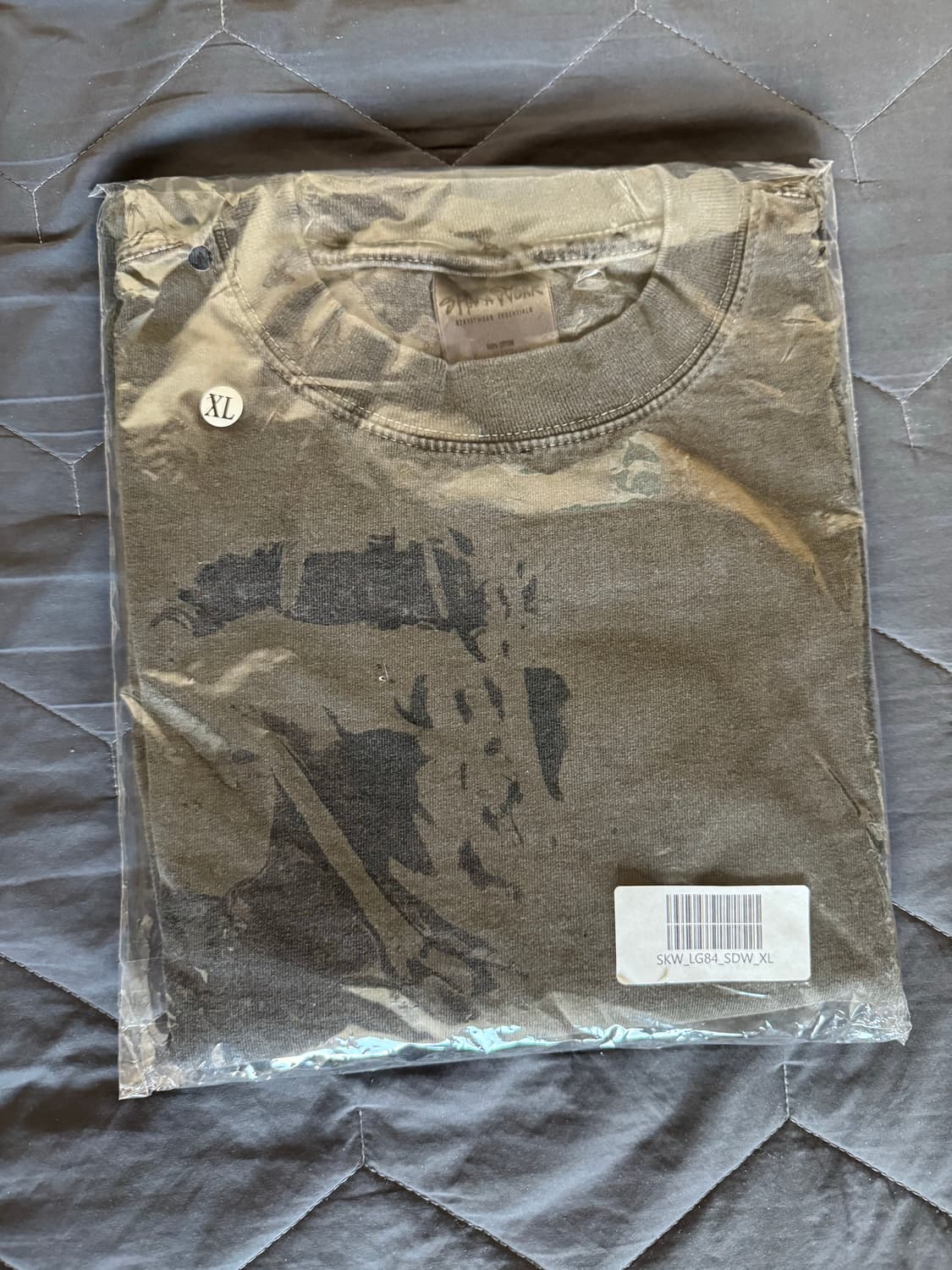 샤카웨어 7.5oz 가먼트다이 롱슬리브 티셔츠 쉐도우 XL 새상품 상품이미지1