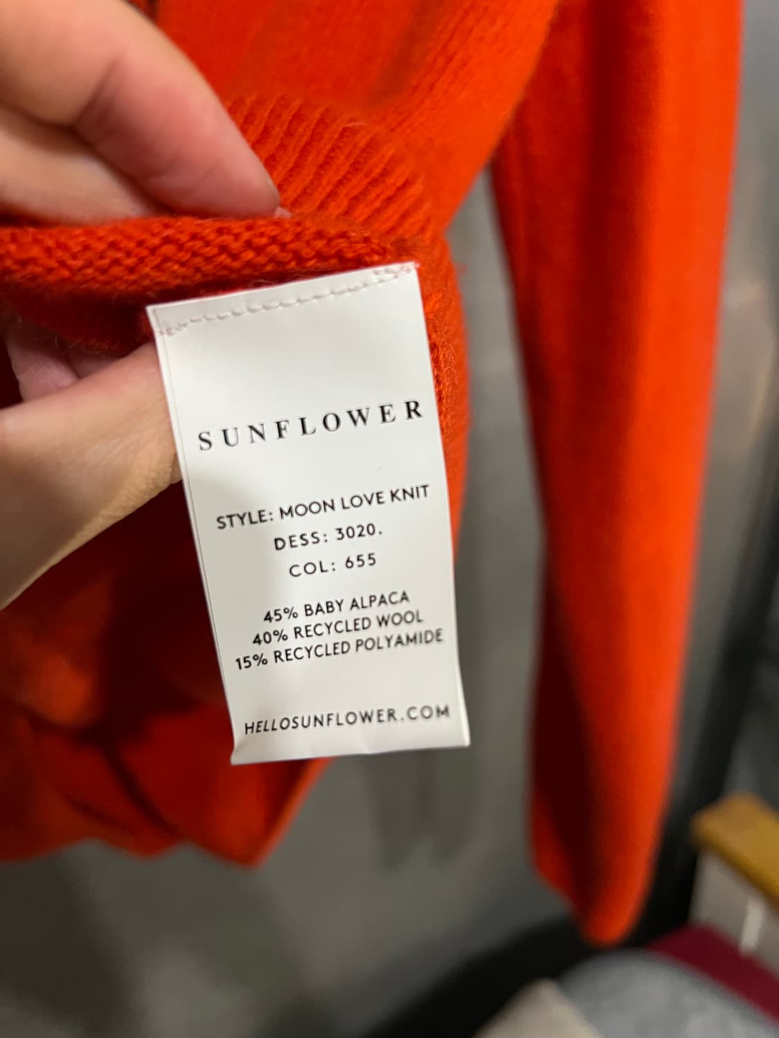 선플라워 문 러브 니트 moon love knit  상품이미지3