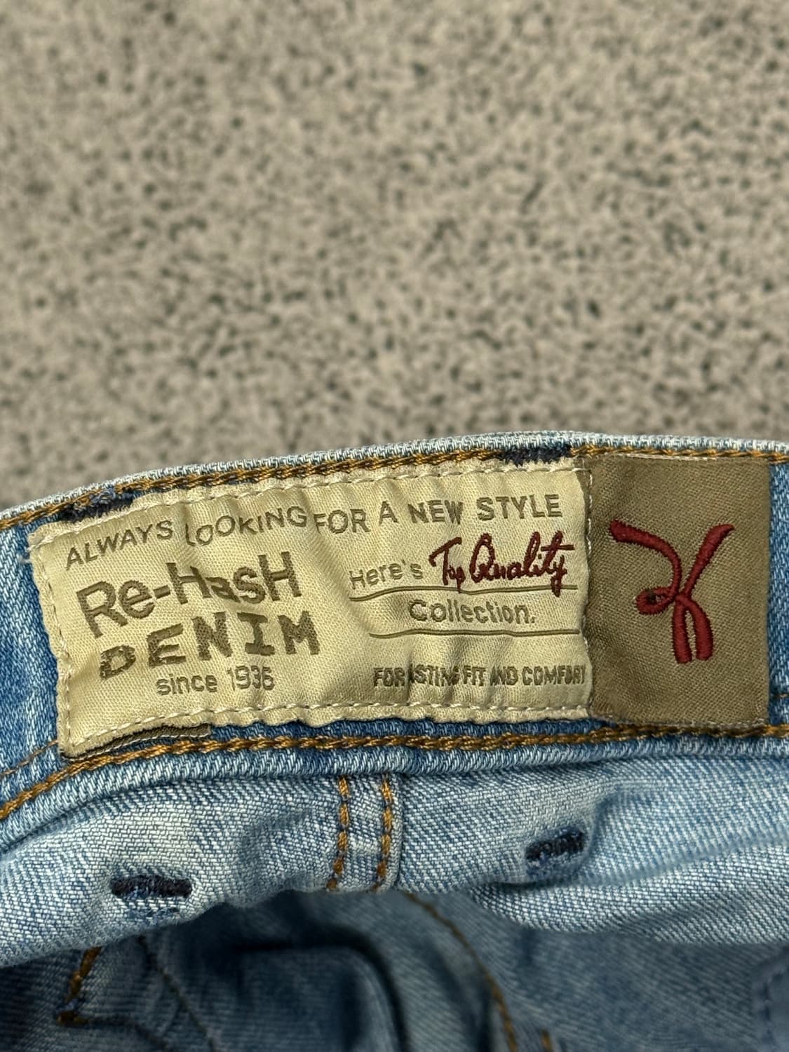 (32) 이태리 브랜드 Re-HasH 연청 데님 (삼성물산 정식 수입) 상품이미지5
