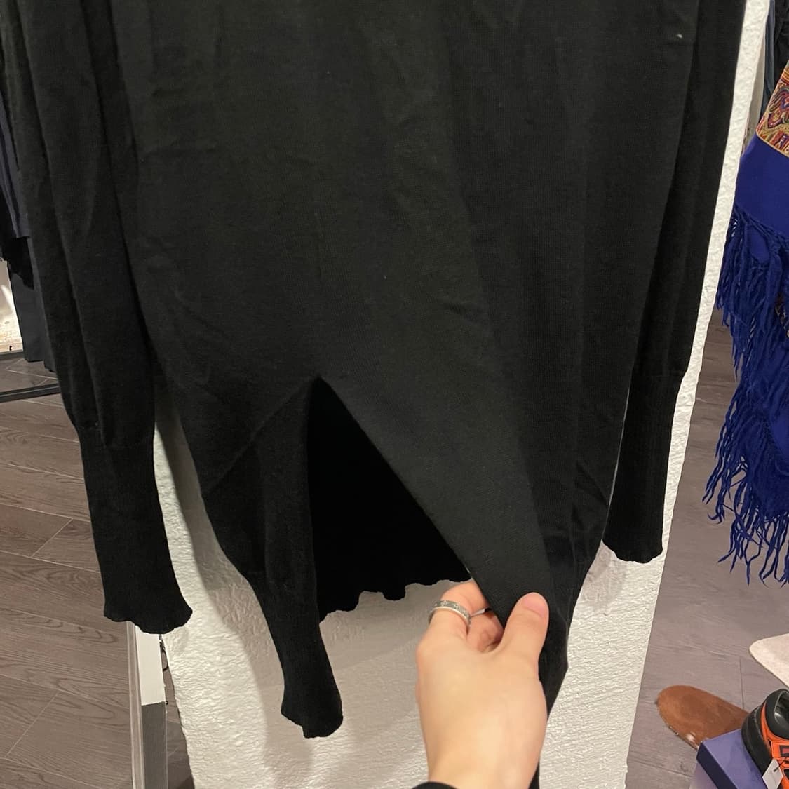 요지야마모토 컷아웃 니트 상품이미지4