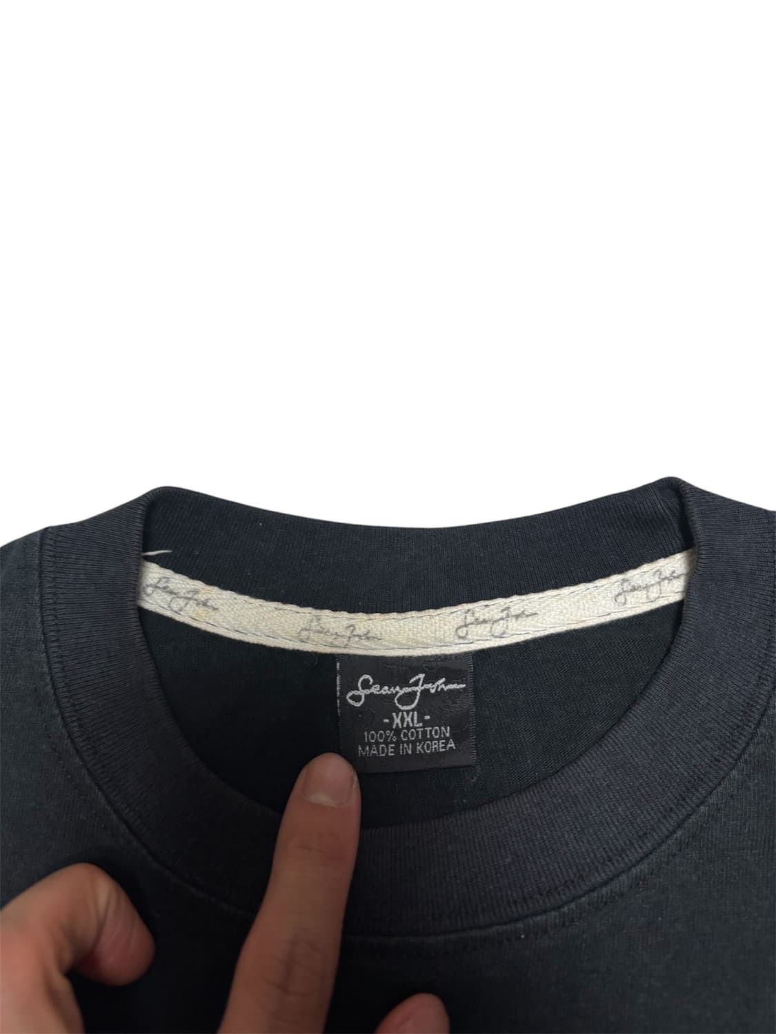 션존 Sean John 레터링 로고 롱슬리브 2XL 상품이미지4
