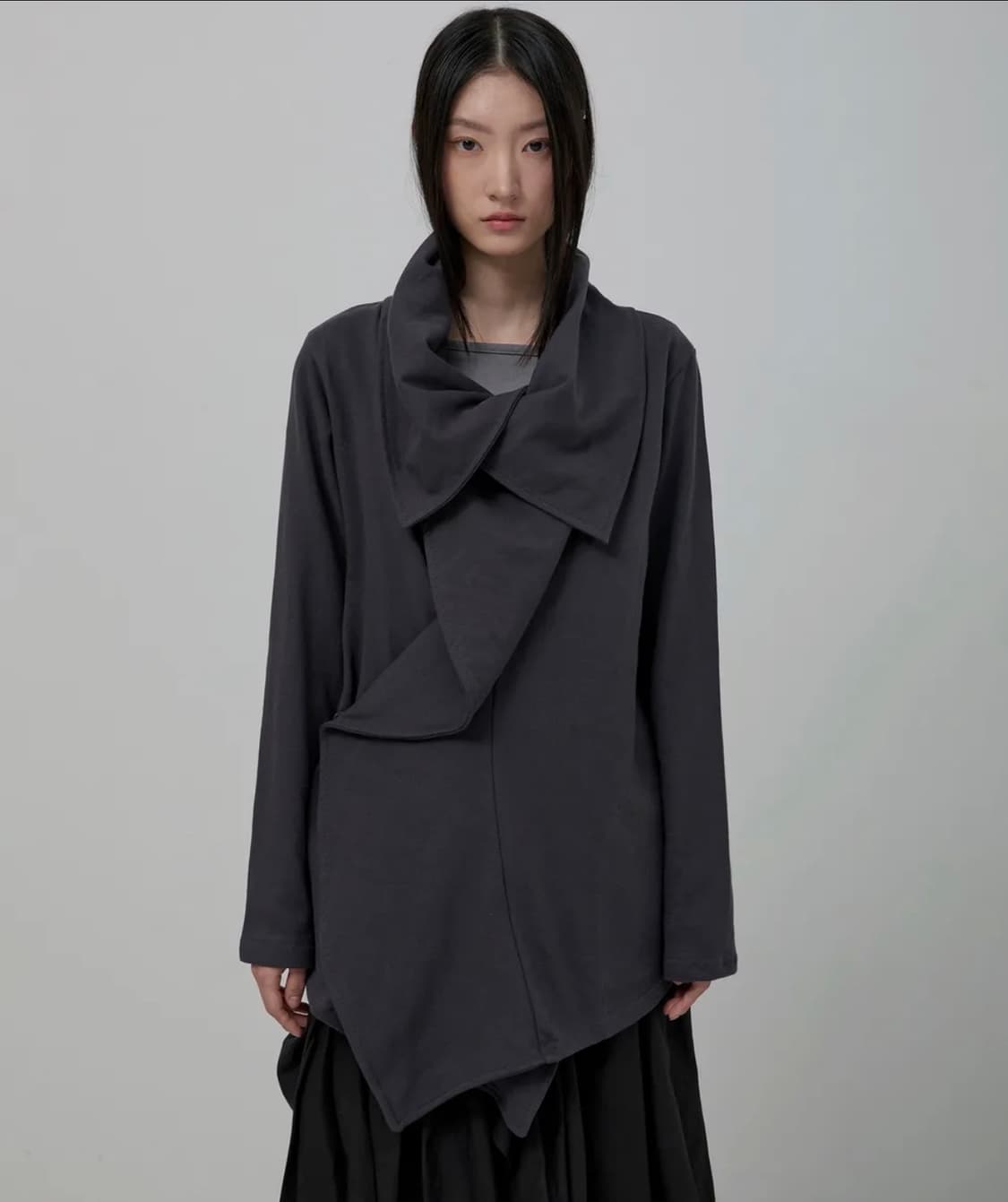 Kaya Layered Jaket Charcoal 상품이미지2