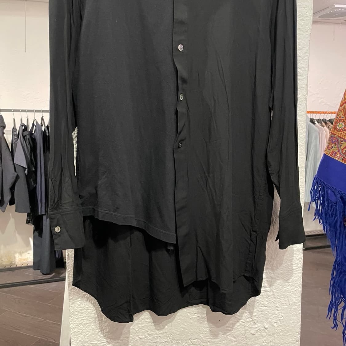 요지야마모토 비대칭 셔츠 상품이미지2