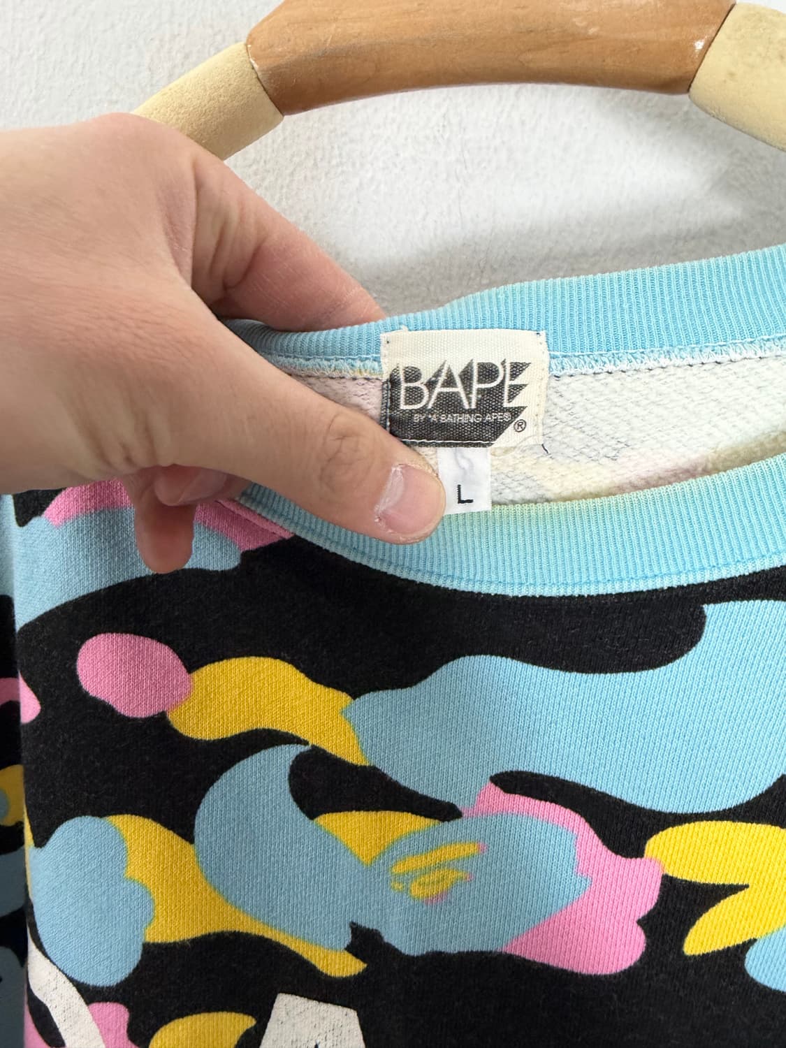 베이프 베이프맨투맨 bape 스웻셔츠 맨투맨 상품이미지4