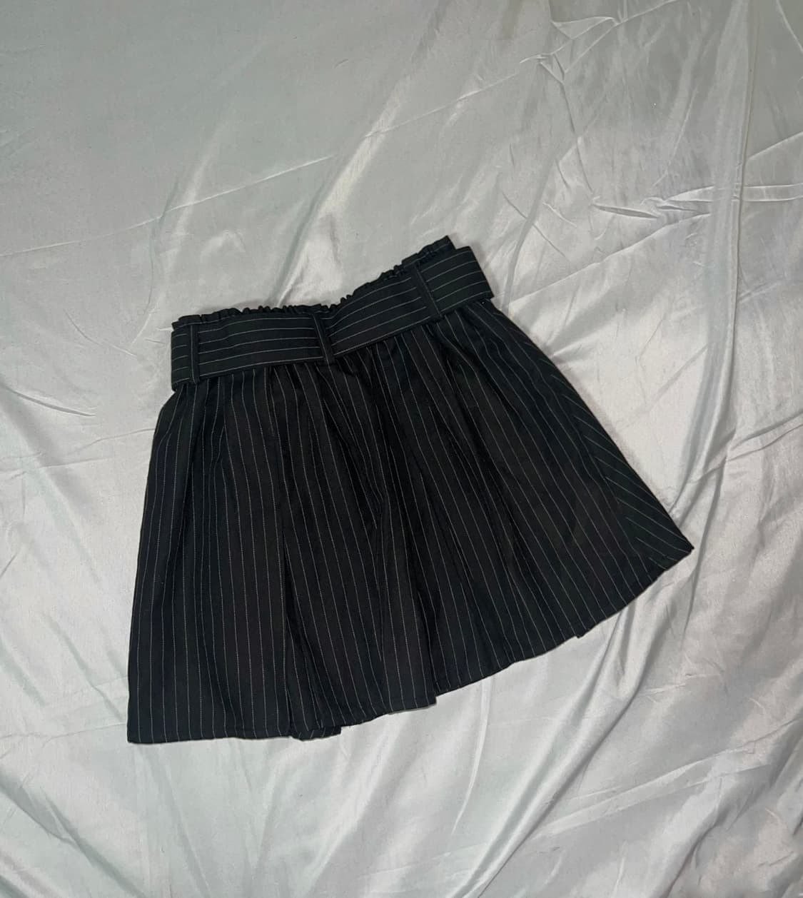 ✨vintage punk stripe belt skirt 아일렛 고스✨ 상품이미지3