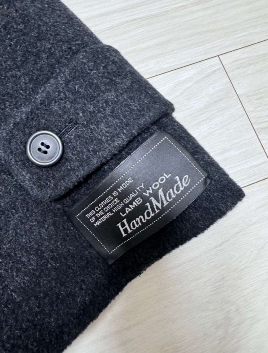 핸드메이드 빈티지 코트 차콜 상품이미지4