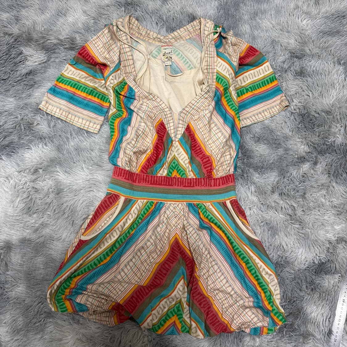 디젤  비스코스 에스닉 원피스 여성 XS사이즈 백화점택  상품이미지1