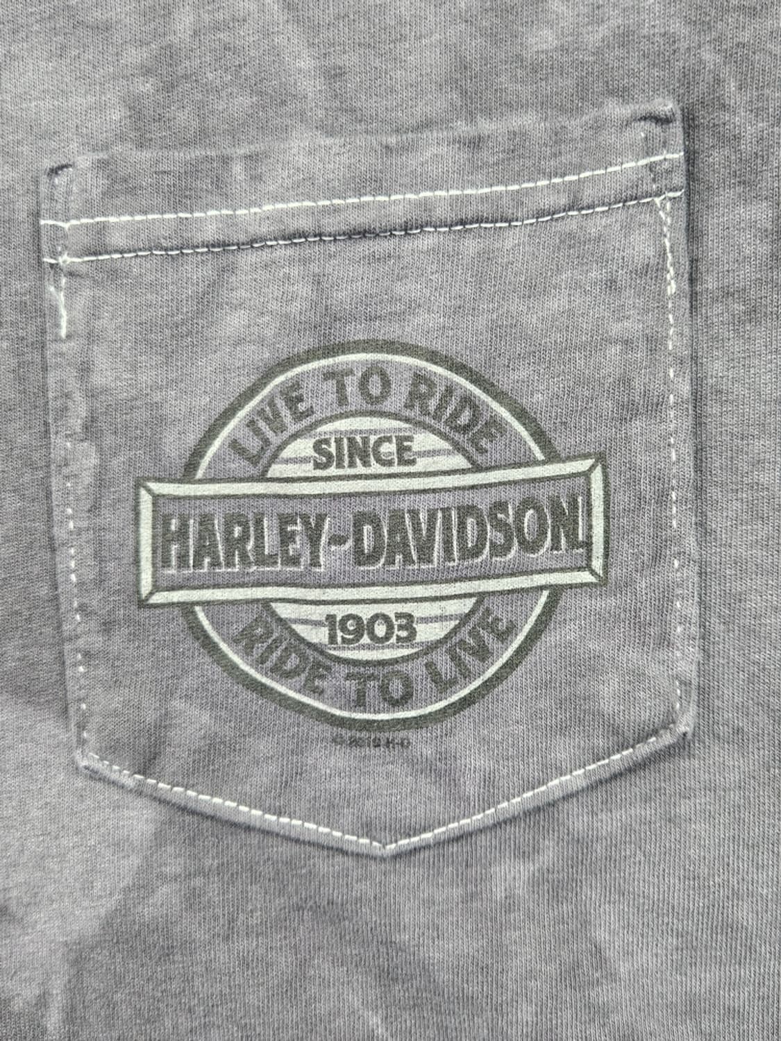 할리데이비슨 빈티지 반팔 티셔츠 다잉커스텀 ( L추정 ) / 11789 상품이미지6
