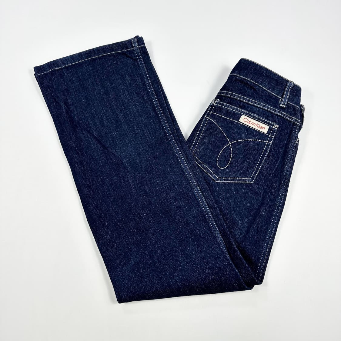 28 CK 캘빈클라인 클래식 부츠컷 데님팬츠 진청 상품이미지1