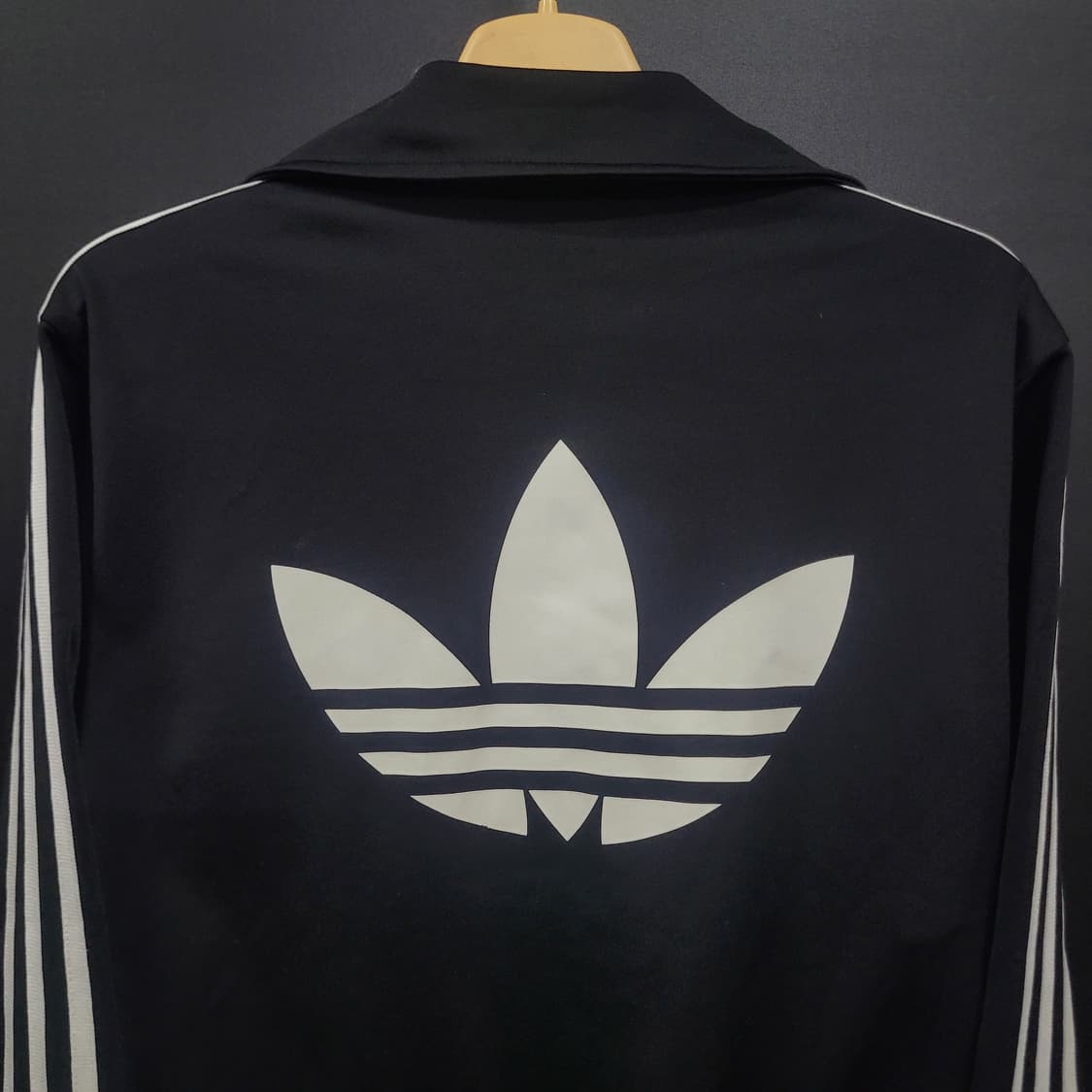 아디다스 불꽃 파이어버드 검흰 백로고 트랙탑 져지  상품이미지6