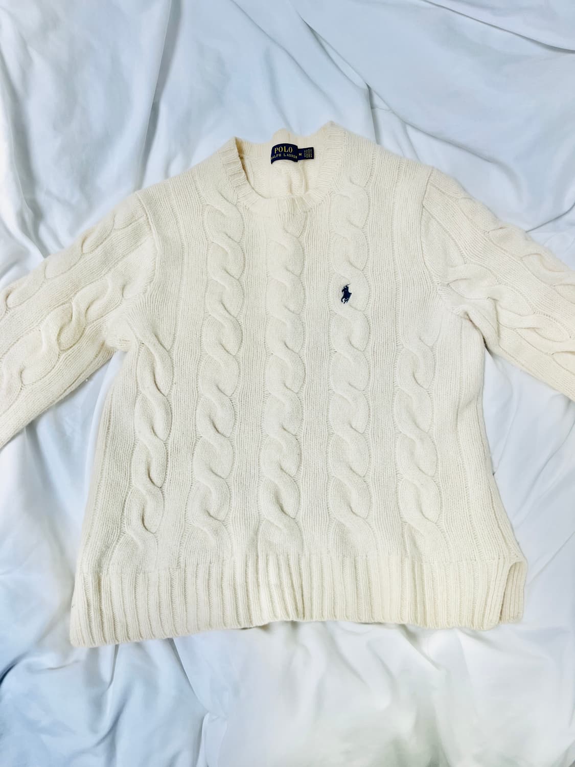 폴로 꽈배기 니트 상품이미지1