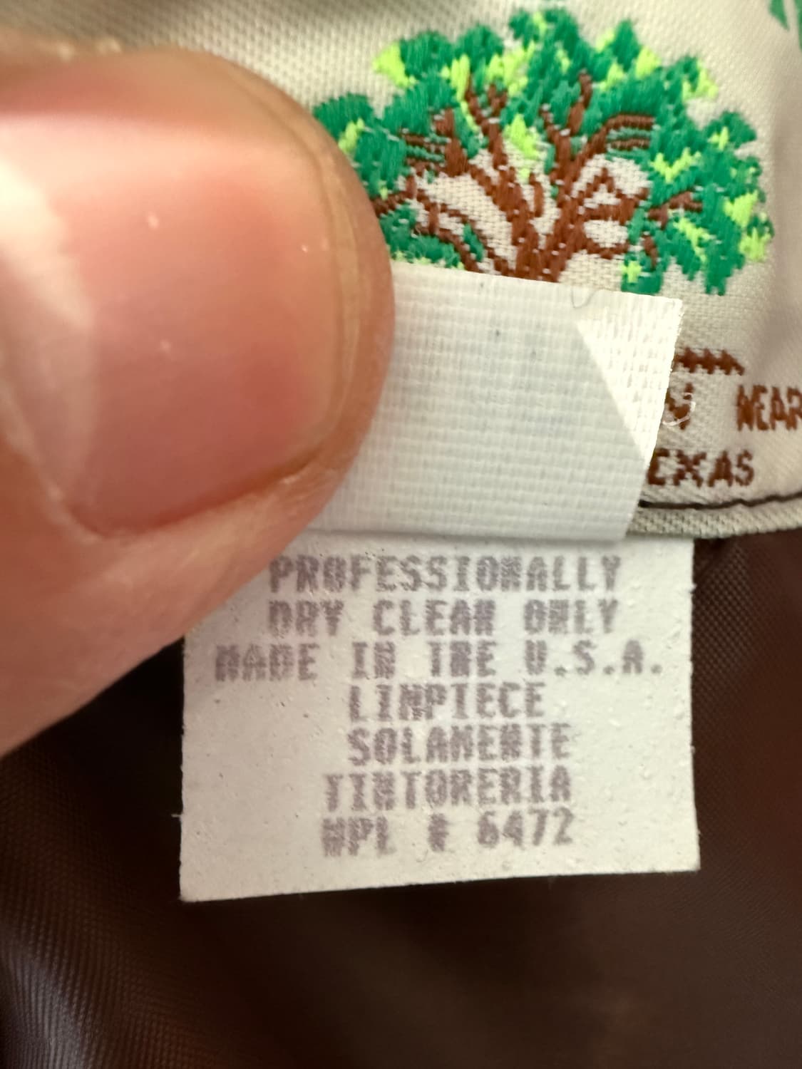 MESQUITE 웨스턴 자수 블레이저 (90s / Made in USA) 상품이미지6