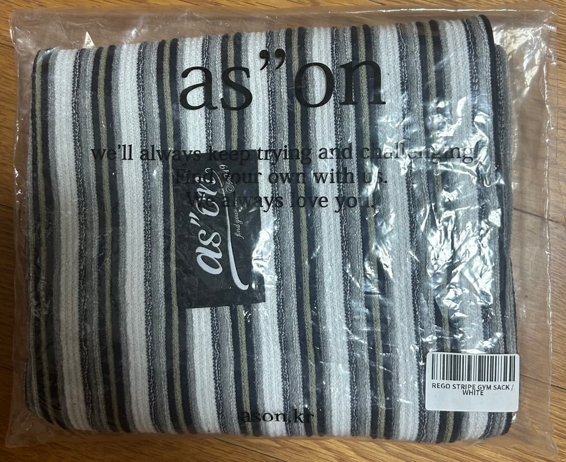 애즈온 레고 스트라이프 짐 색 (화이트) 상품이미지2