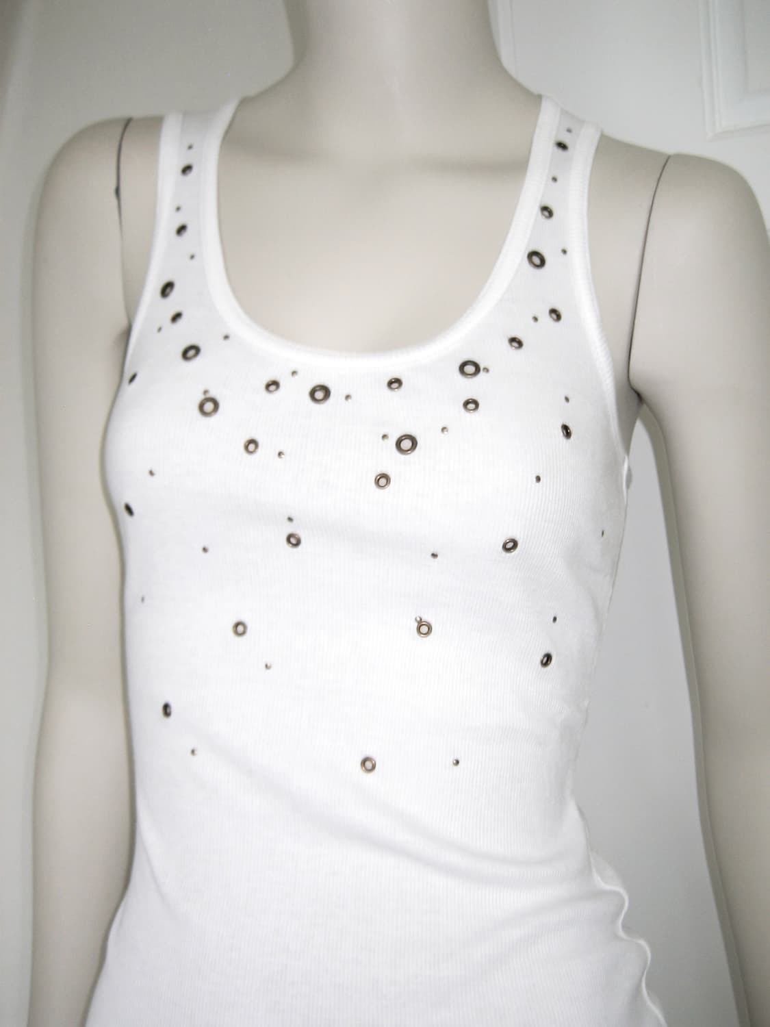 Eyelet Point Tank-Top 상품이미지2