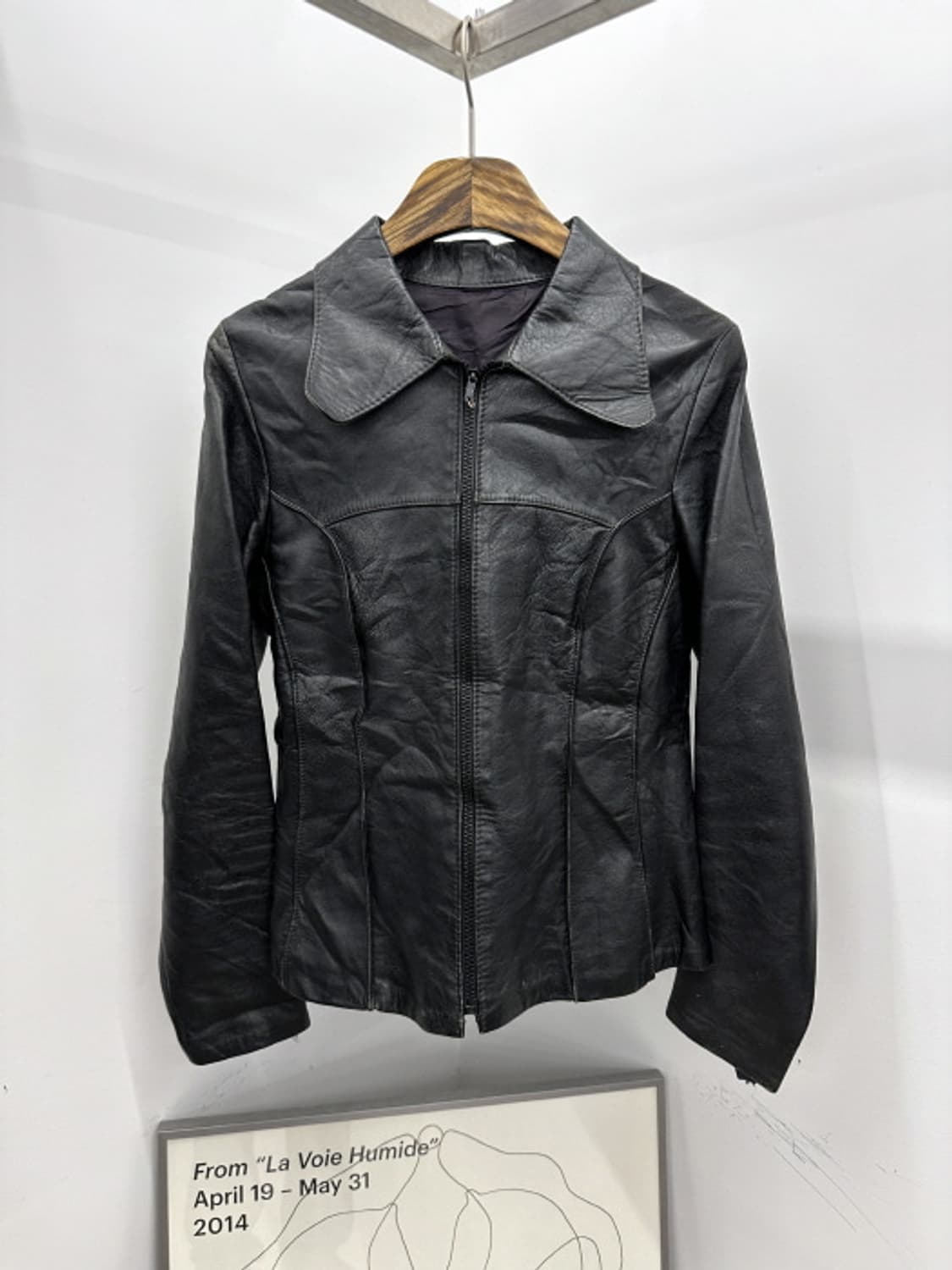 70'S VINTAGE LEATHER JACKET (M) 상품이미지1