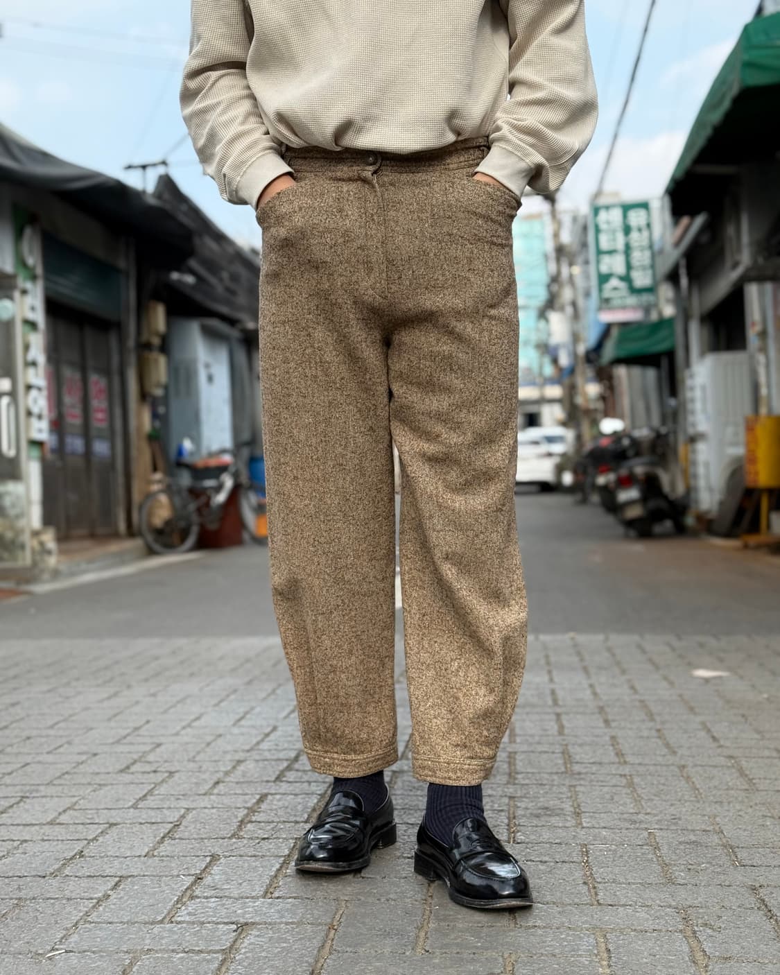 00's 위캔드 by 막스 마라 울 트라우저 30 상품이미지7