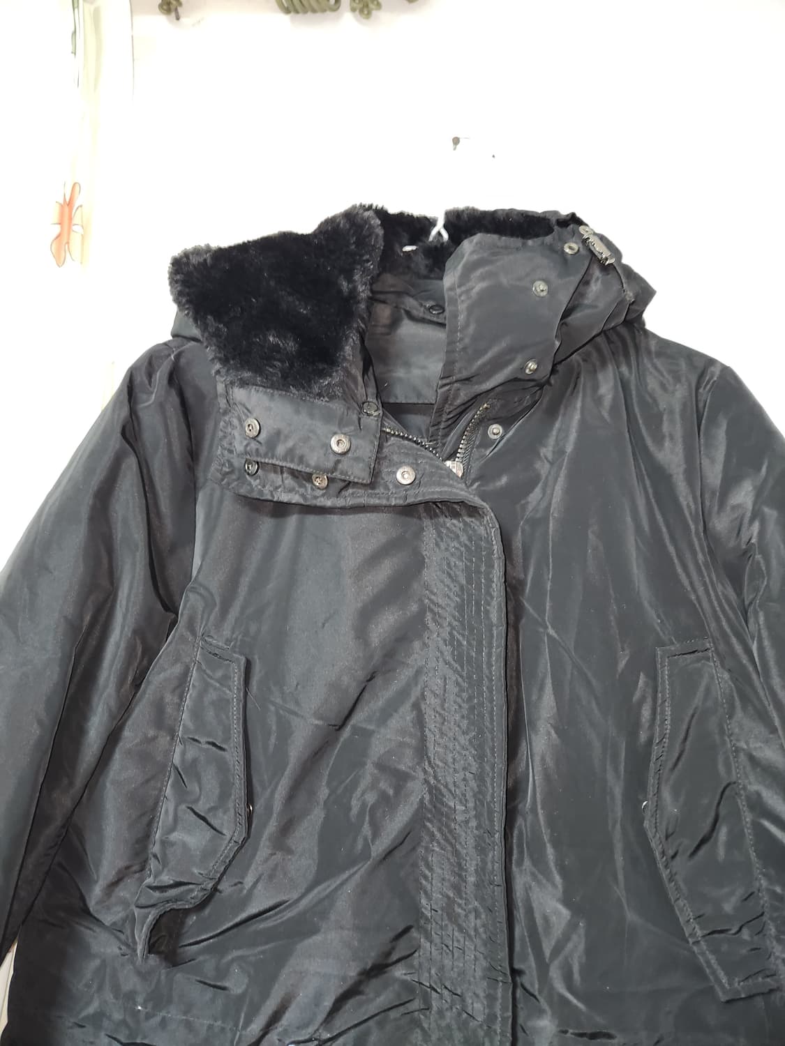 블랙 후드 여성 패딩 점퍼 95~100 상품이미지3