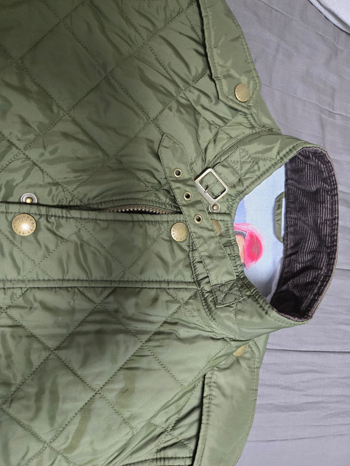 바버 barbour 스티브맥퀸 퀼팅 점퍼 M 상품이미지5