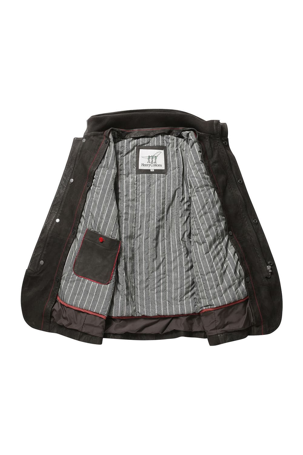 [100] 헨리코튼 가죽 누벅 자켓 (양가죽) 상품이미지4