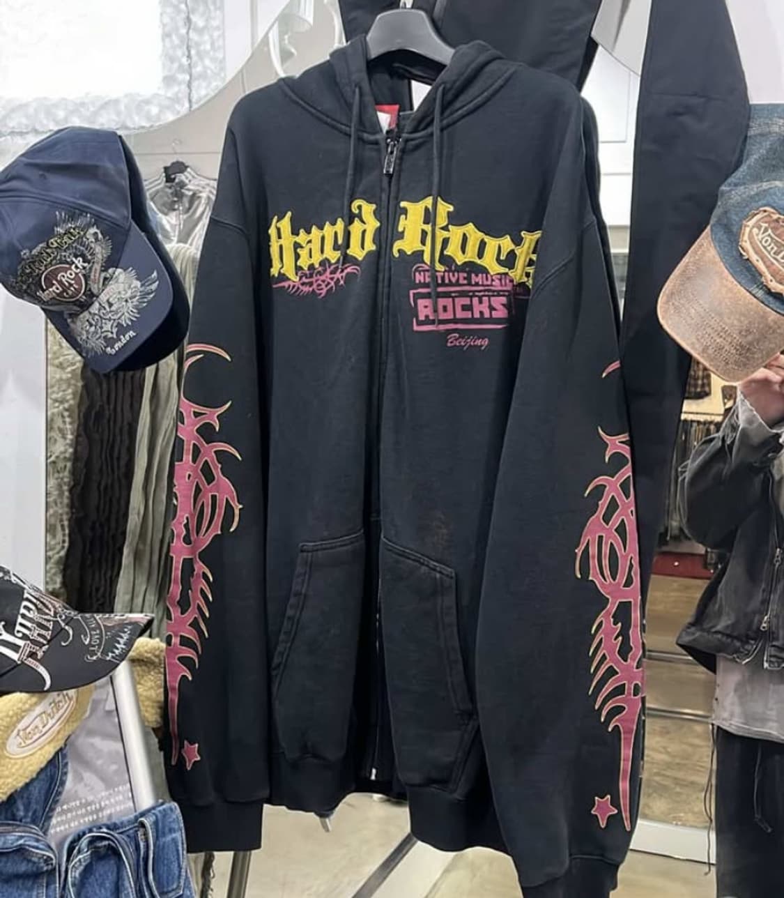 하드록 펑크 후드집업 상품이미지4