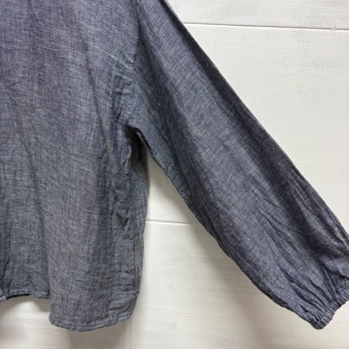 pyumosso 코튼 프릴 모리걸 긴팔 블라우스 M JPN 상품이미지2