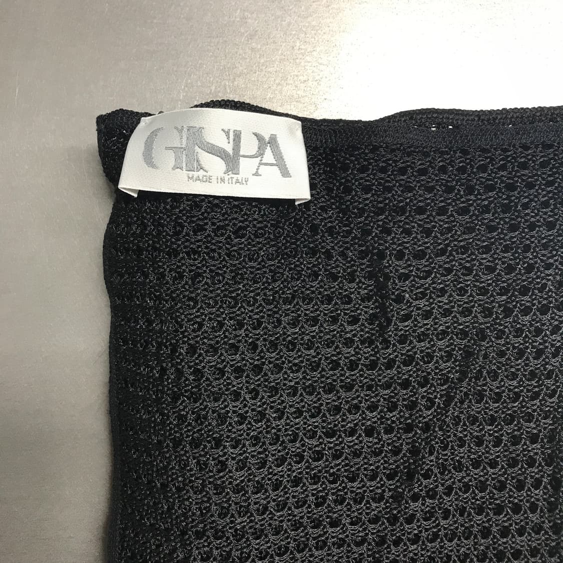 GISPA 펀칭 스카프 블랙  상품이미지3