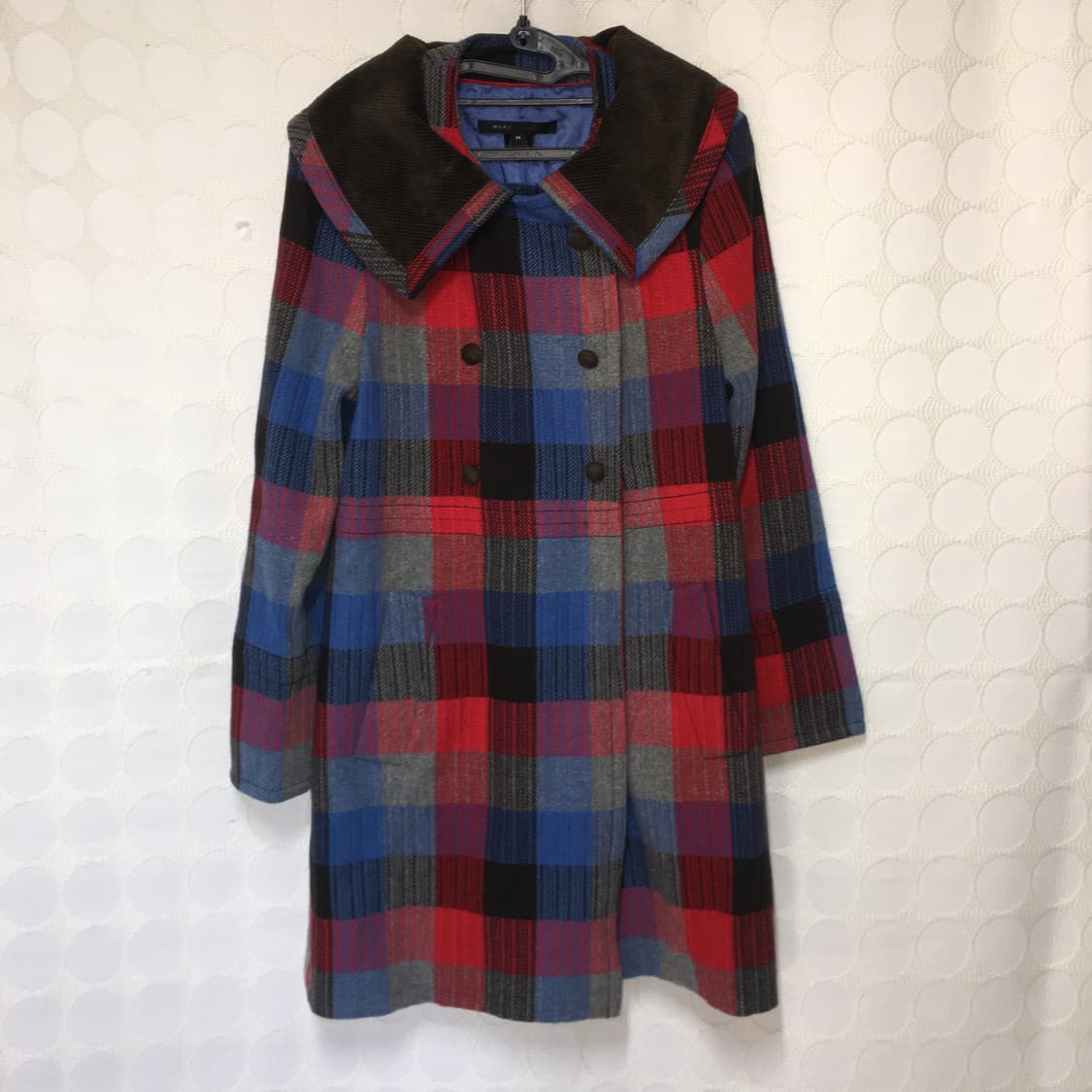 marc jacobs 체크 더블버튼 코트 상품이미지3