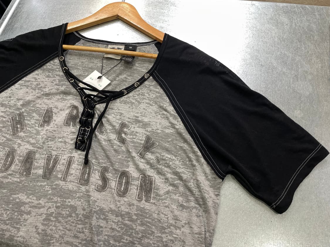 Harley Davidson 할리 브이넥 나그랑 반팔티 상품이미지6