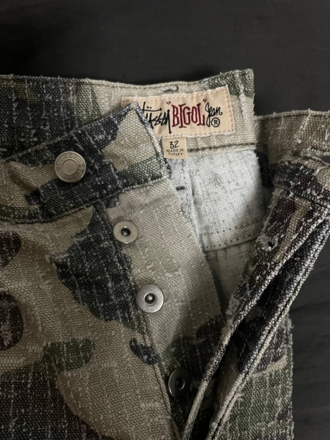 Stussy Camo Canvas Big Ol’ Jean 상품이미지5