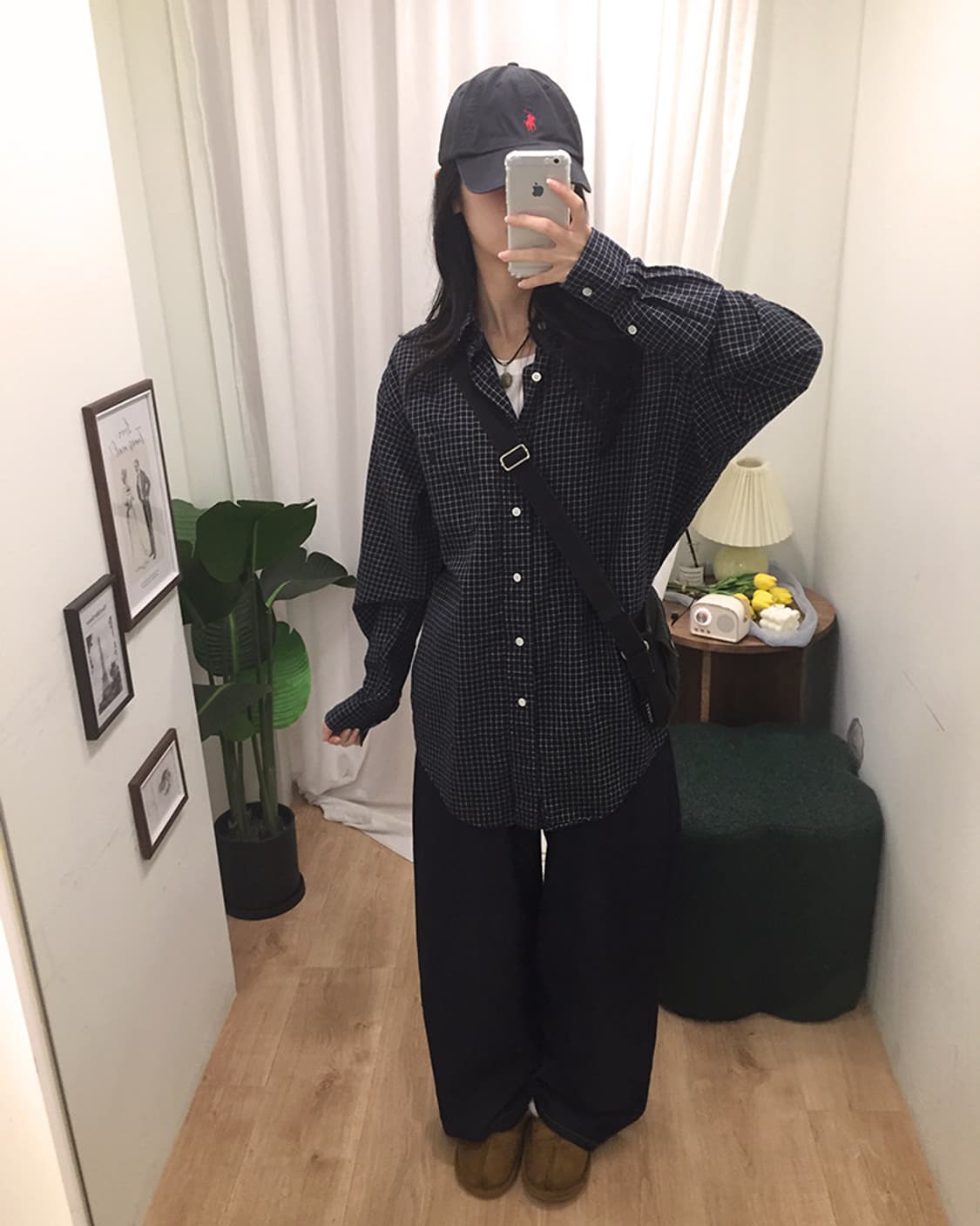 공용 폴로 체크셔츠 95~100 상품이미지1