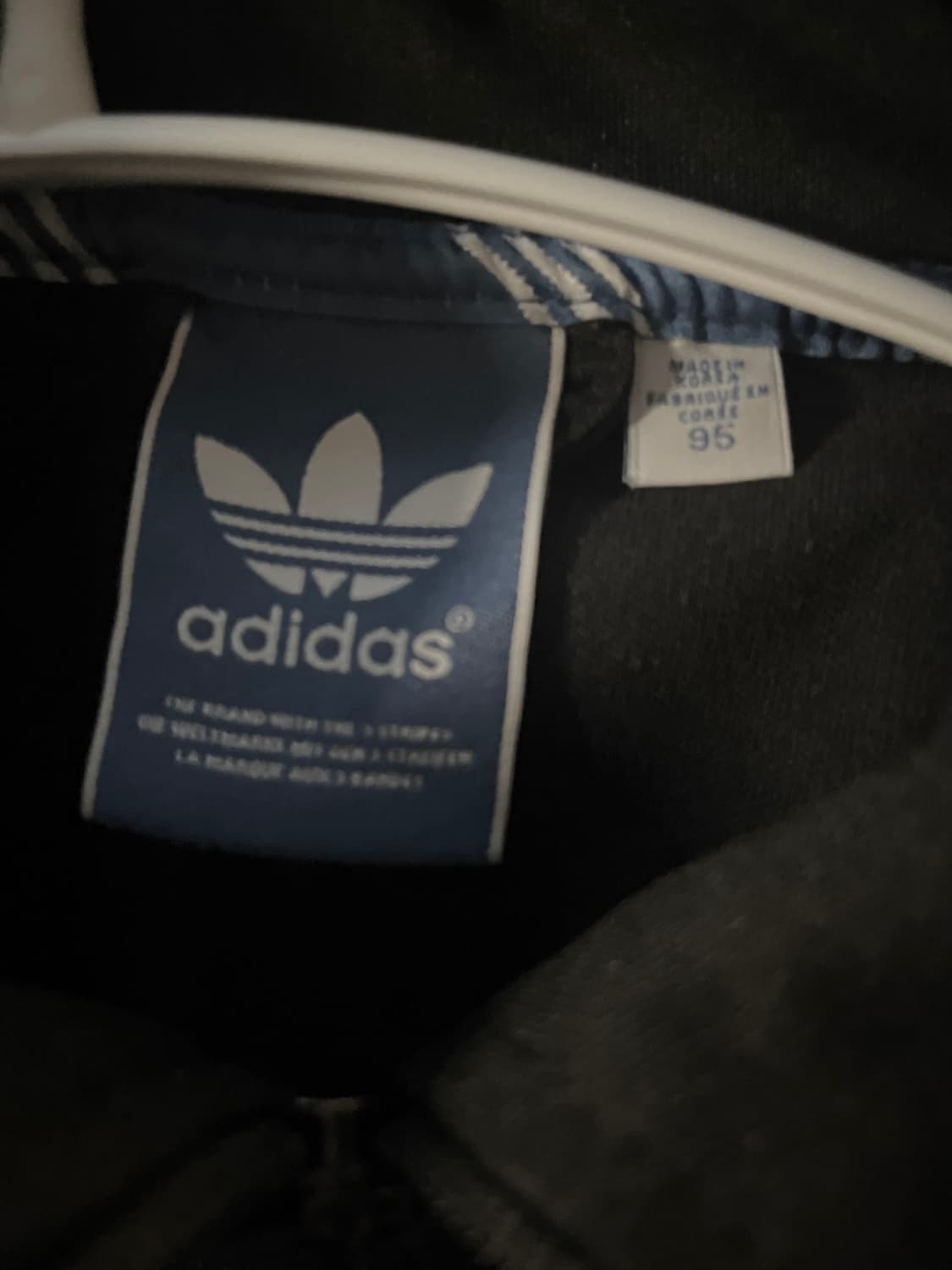아디다스 블랙 져지 집업 95 상품이미지2