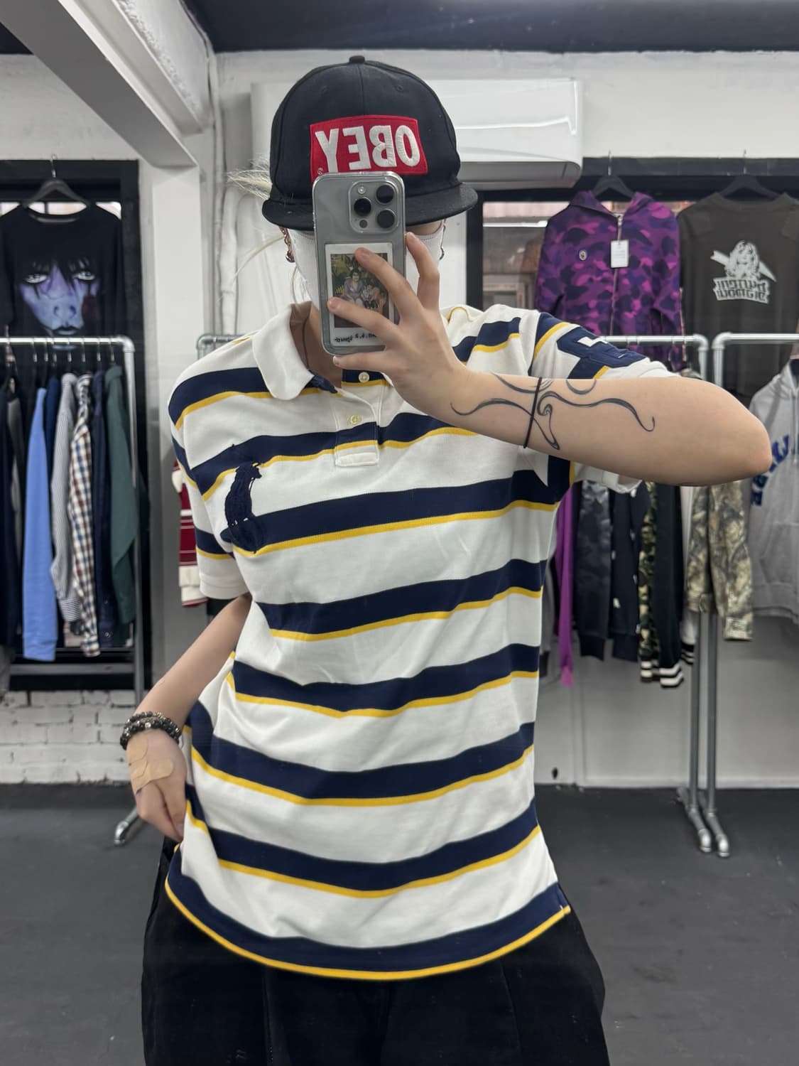 폴로 랄프로렌 스트라이프 빅포니 티셔츠 상품이미지2