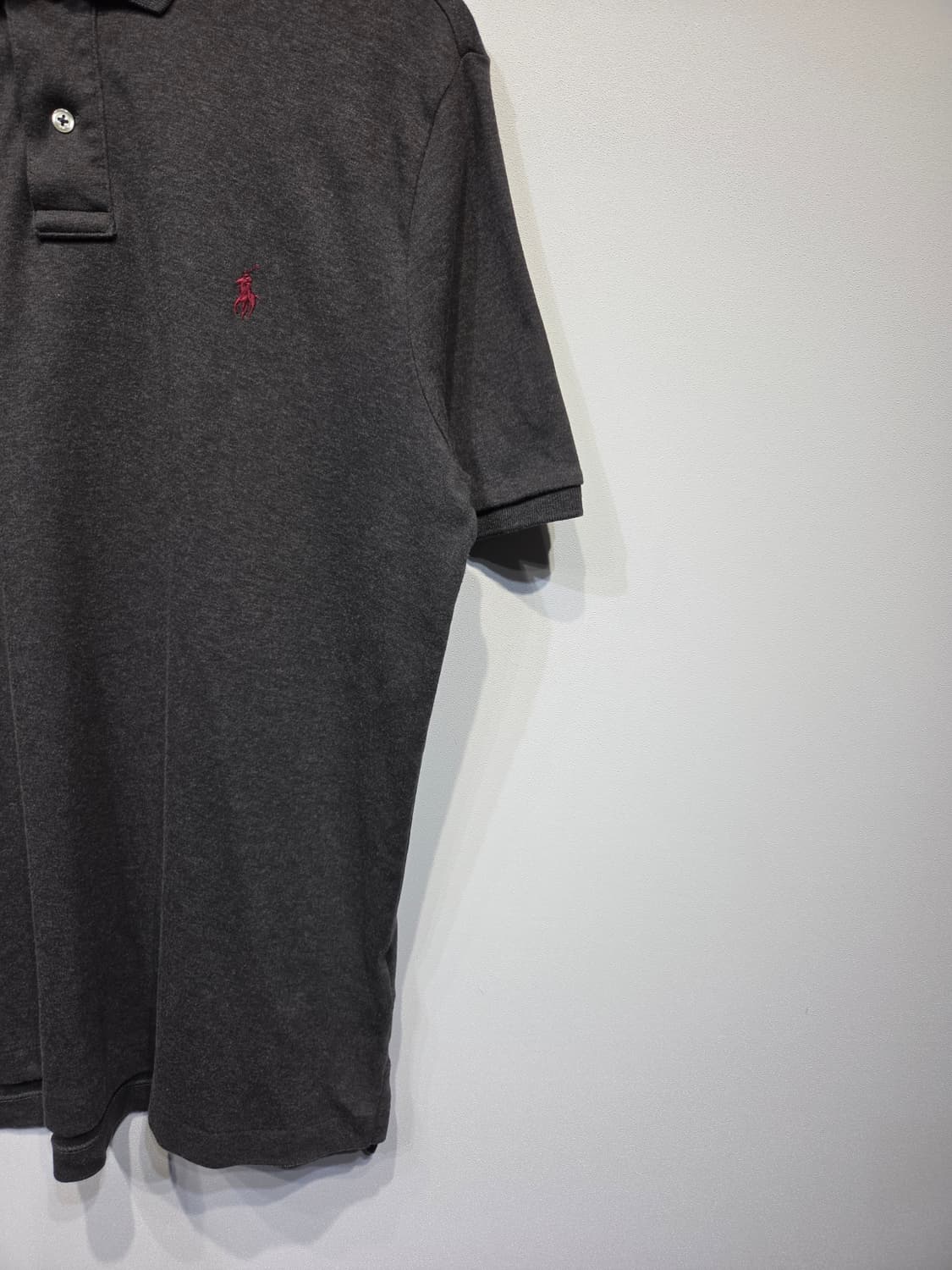 폴로 랄프로렌 반팔 카라티 차콜 그레이 상품이미지5